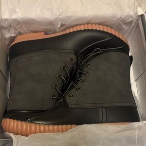 Simply Southern Two-Tone Ankle Boots with Tan Soles